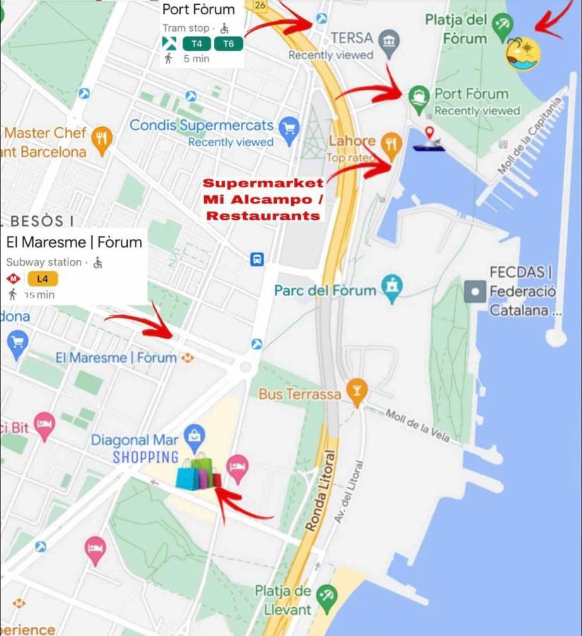 Yacht Hotel Barcelona 산트 아드리아 데 베소스 외부 사진
